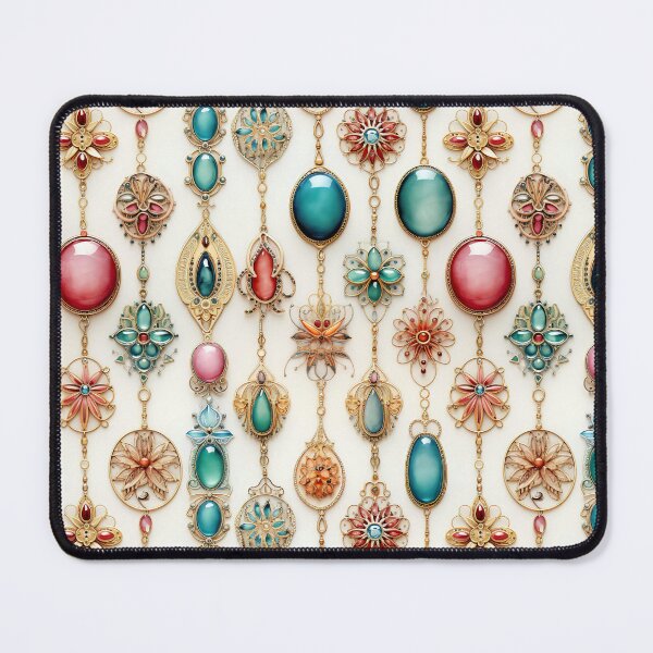 Item preview, Jewelry stones watercolor vector seamless pattern designed and sold by Leylita Design.