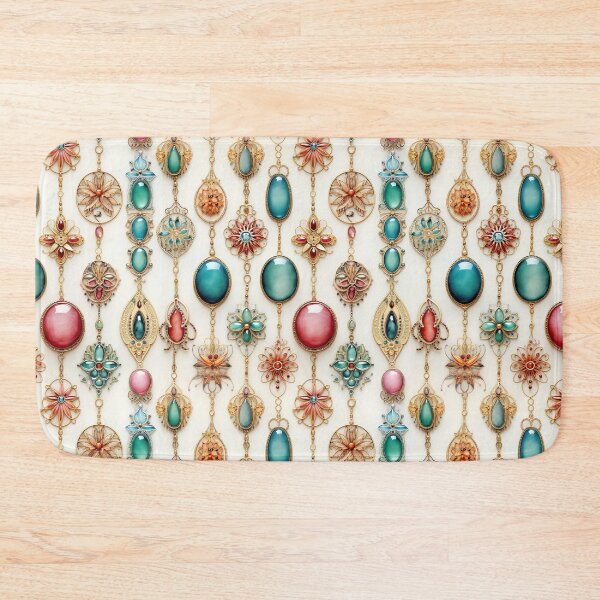 Item preview, Jewelry stones watercolor vector seamless pattern designed and sold by Leylita Design.