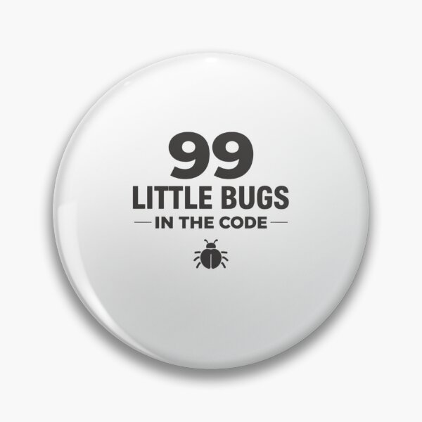 Item preview, 99 Little Bugs in the Code Grey – Programming Humor designed and sold by CtrlAltLaugh.