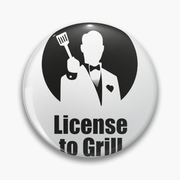 Item preview,  License to Grill - Funny Secret Agent BBQ Master designed and sold by MWSailingClub.