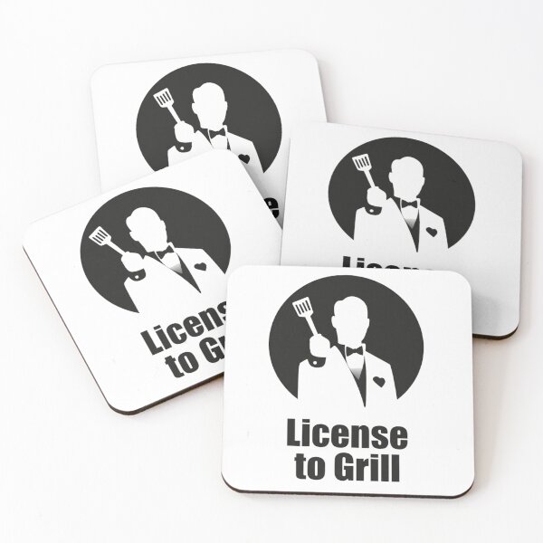 Item preview,  License to Grill - Funny Secret Agent BBQ Master designed and sold by MWSailingClub.