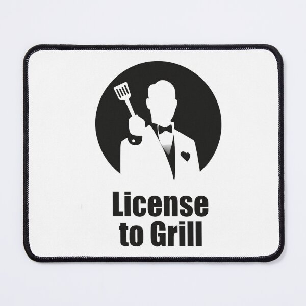 Item preview,  License to Grill - Funny Secret Agent BBQ Master designed and sold by MWSailingClub.