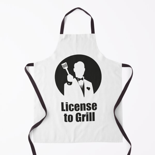Item preview,  License to Grill - Funny Secret Agent BBQ Master designed and sold by MWSailingClub.
