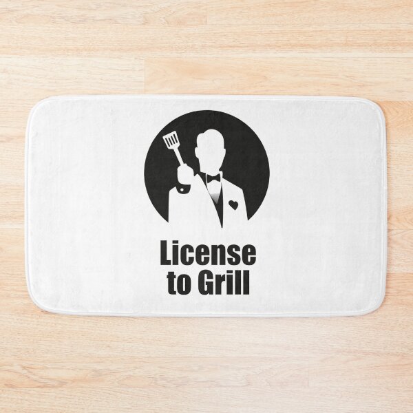 Item preview,  License to Grill - Funny Secret Agent BBQ Master designed and sold by MWSailingClub.