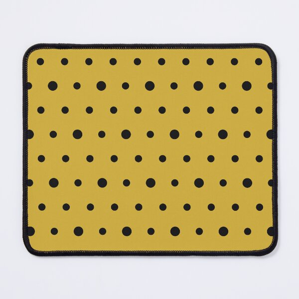 Item preview, Gold And Black Polka Dot Pattern designed and sold by pattern-archive.