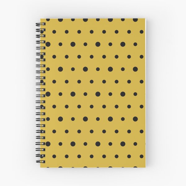 Item preview, Gold And Black Polka Dot Pattern designed and sold by pattern-archive.