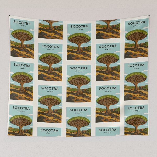 Item preview, Socotra Dragon Tree Travel Art designed and sold by Beyond Destinations.