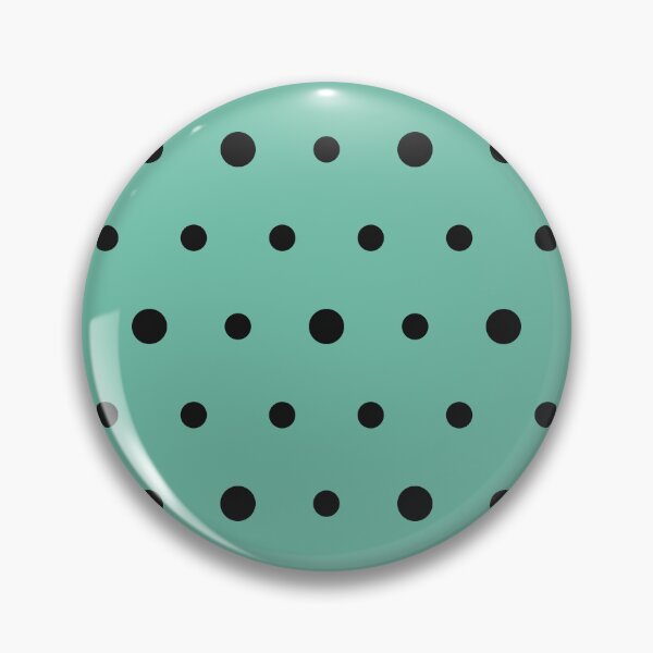 Item preview, Pastel Green And Black Polka Dot Pattern designed and sold by pattern-archive.