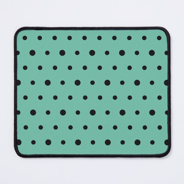Item preview, Pastel Green And Black Polka Dot Pattern designed and sold by pattern-archive.