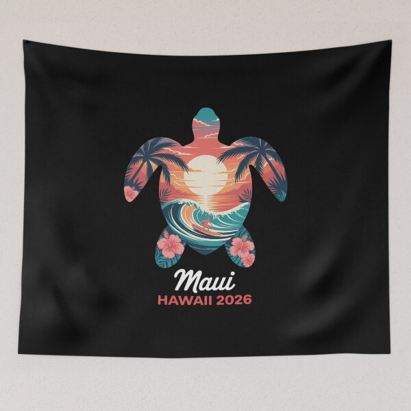 Item preview, Maui Hawaii  Turtle Paradise Family Summer Vacation Trip designed and sold by IdunayaStore.