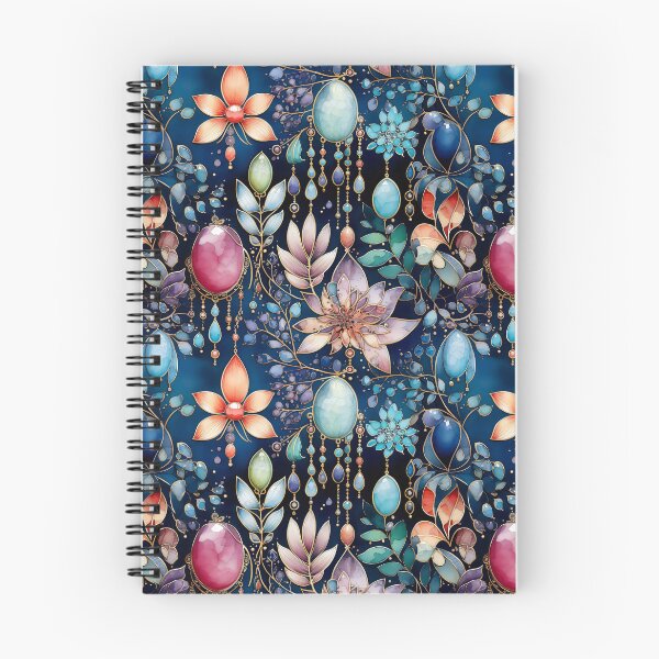 Item preview, Jewelry flowers watercolor vector seamless pattern designed and sold by Leylita Design.