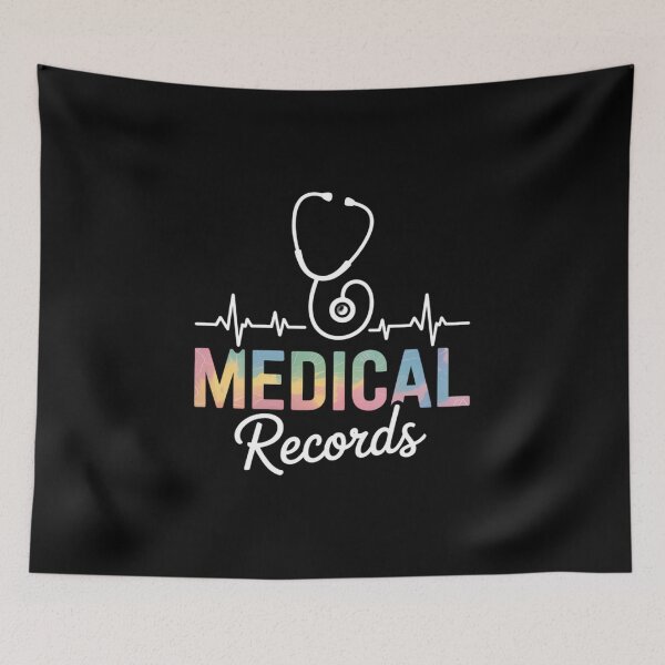 Item preview, Medical Records Tiedye World Health Day designed and sold by IdunayaStore.