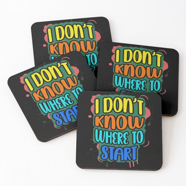 Item preview, I dont know where to start designed and sold by TexturaMint.