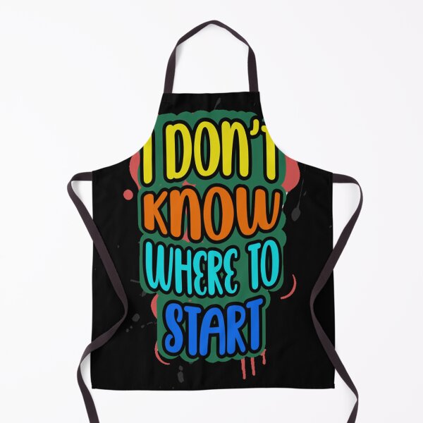 Item preview, I dont know where to start designed and sold by TexturaMint.