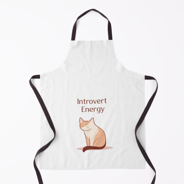 Item preview, Introvert Energy Cat Minimal Design – Calm Quiet Cat Aesthetic designed and sold by Kavya Art.
