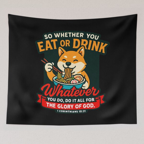 Item preview, 1 Corinthians 10:31 Do It All For The Glory Of God designed and sold by plushism.