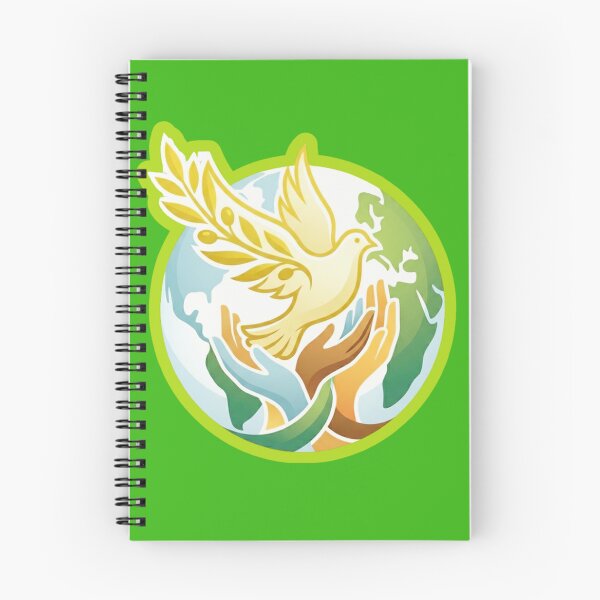 Item preview, World Peace — United Hands & Dove Logo designed and sold by spectomine.