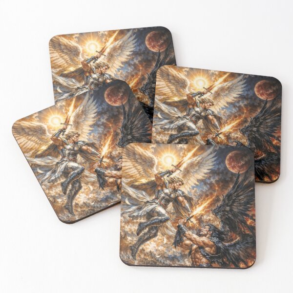 Item preview, Archangel Michael Defeating Devil designed and sold by AliceWhiteDF.