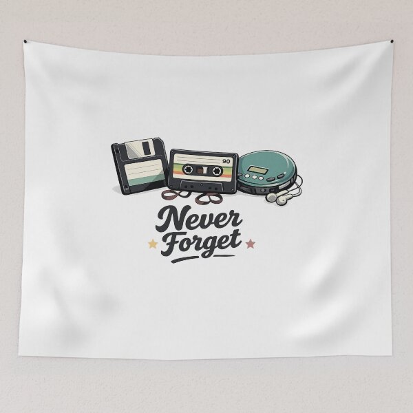 Item preview, Never Forget Vintage Gadget Essential T-Shirt designed and sold by SoftSproutstu.
