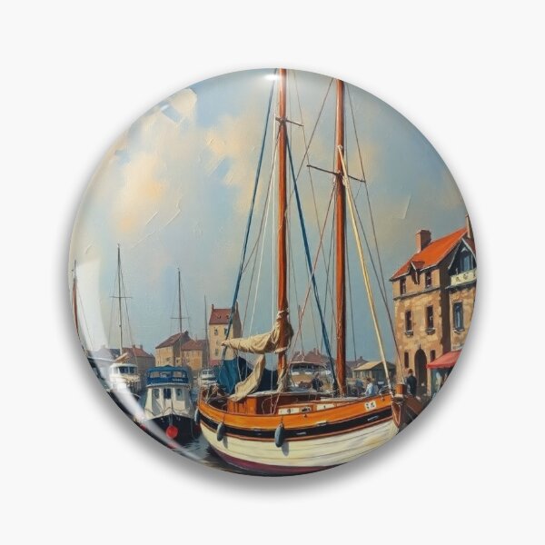 Item preview, A sailing ship in port of  Boat Harbour. designed and sold by oldMastersofart.