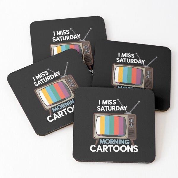 Item preview, I Miss Saturday Morning Cartoons TV Nostalgia designed and sold by dudelinart.