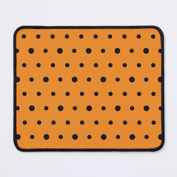 Item preview, Orange And Black Polka Dot Pattern designed and sold by pattern-archive.