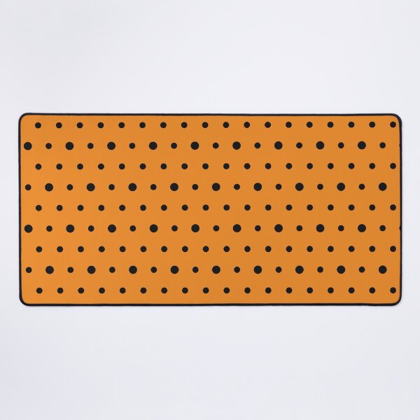 Item preview, Orange And Black Polka Dot Pattern designed and sold by pattern-archive.