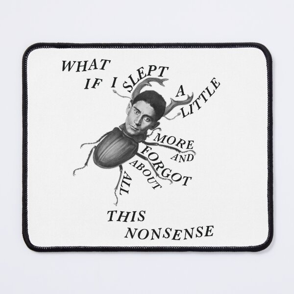 Item preview, Franz Kafka Metamorphosis Quote Literary Art designed and sold by JoSisters.