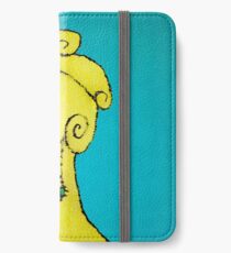Young Sad Woman Portrait Drawing iPhone Wallet/Case/Skin