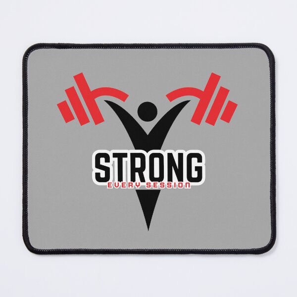 Item preview, Strong Every Session Fitness Gym Design designed and sold by LoudVictory.