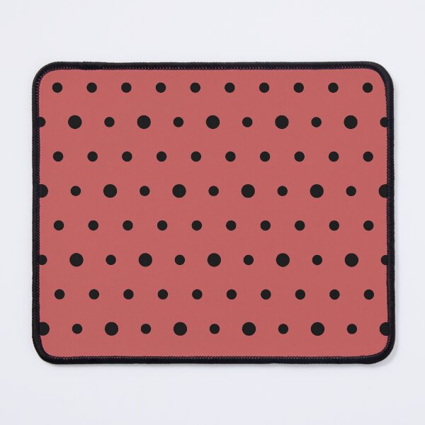 Item preview, Pastel Red And Black Polka Dot Pattern designed and sold by pattern-archive.