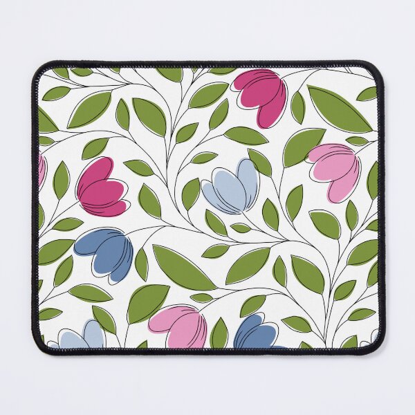 Item preview, Trailing Tulip Floral Pattern – Modern Botanical Seamless Design designed and sold by CarolineRowland.