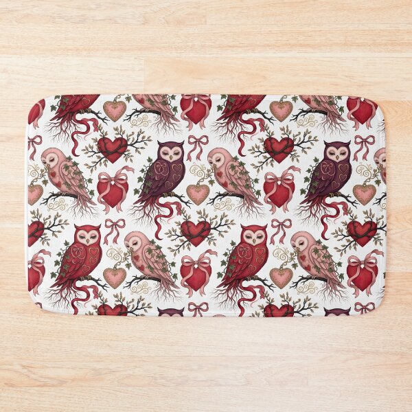 Item preview, Owls and hearts | Ed Hardy Style | Lowbrow Pop Surrealism designed and sold by Piagor.