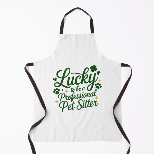 Item preview, Lucky to be Professional Pet Sitter St. Patrick's Day White designed and sold by IdunayaStore.