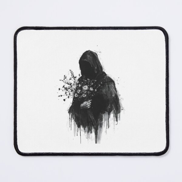Item preview, Death with a bouquet of flowers designed and sold by uunaa.