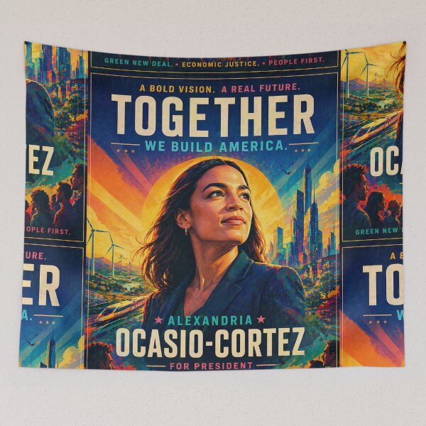 Item preview, Alexandria Ocasio Cortez 2028 designed and sold by THE Company.