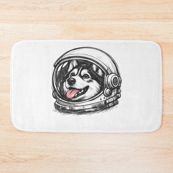 Item preview, Astronaut Dog Head Essential T-Shirt designed and sold by SoftSproutstu.