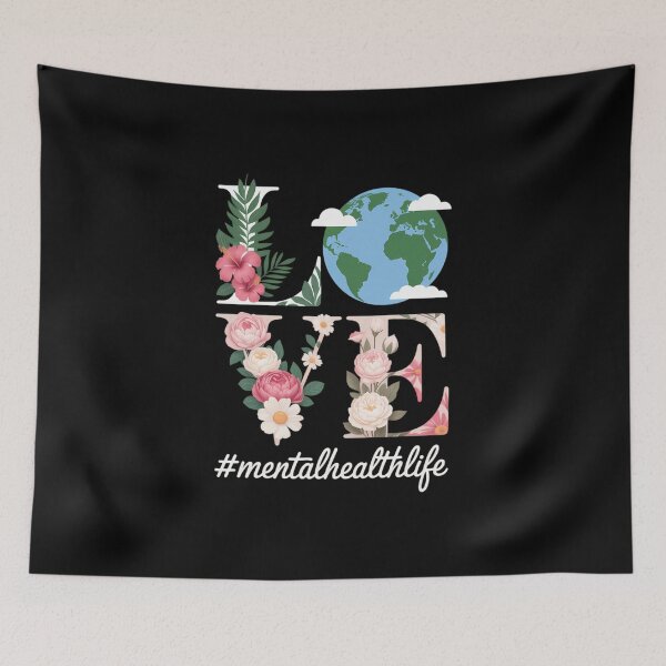 Item preview, Mental Health Love World Earth Day Anniversary designed and sold by IdunayaStore.