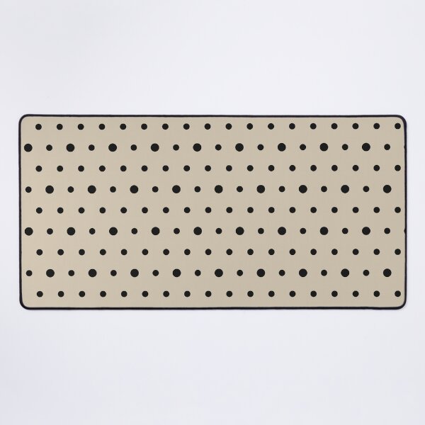 Item preview, Sand And Black Polka Dot Pattern designed and sold by pattern-archive.