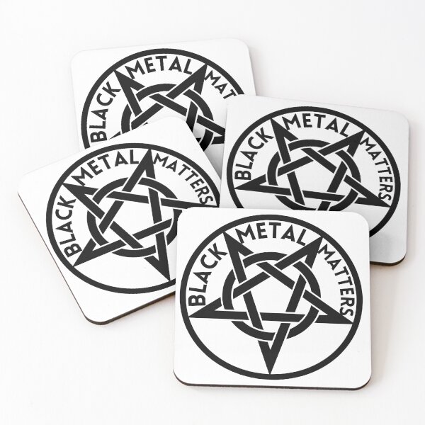 Item preview, Black Metal Matters – Heavy Metal Symbol, Dark Music Culture Design, Minimal Gothic Style designed and sold by MaximusFilth.
