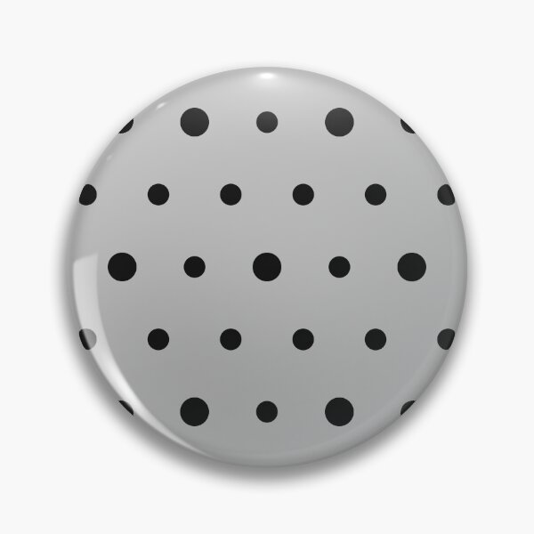Item preview, Silver And Black Polka Dot Pattern designed and sold by pattern-archive.