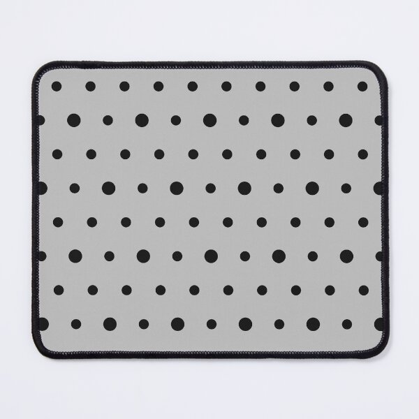 Item preview, Silver And Black Polka Dot Pattern designed and sold by pattern-archive.