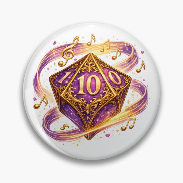 Item preview, Bard Dice DND designed and sold by ESSClothing.