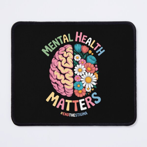 Item preview, mental health matters awareness flowers mind end the stigma designed and sold by IdunayaStore.
