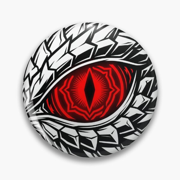 Item preview, Minimal Dragon Eye Symbol designed and sold by Stickersdevelop.