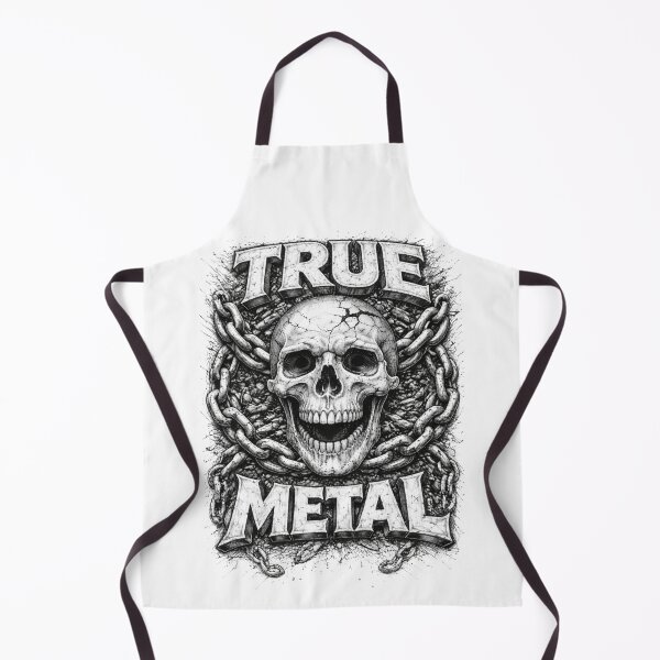 Item preview, True Metal – Hand Drawn Dark Pencil Skull Illustration designed and sold by Mac Sketches.