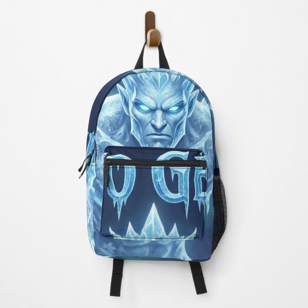 Item preview, Cryo Genie – Mystical Ice Genie in an Arctic Landscape designed and sold by WordPlayStudio.