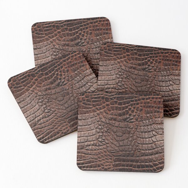 Item preview, Chestnut Crocodile Scale Brown Leather Photo Texture designed and sold by DigitaICraft.
