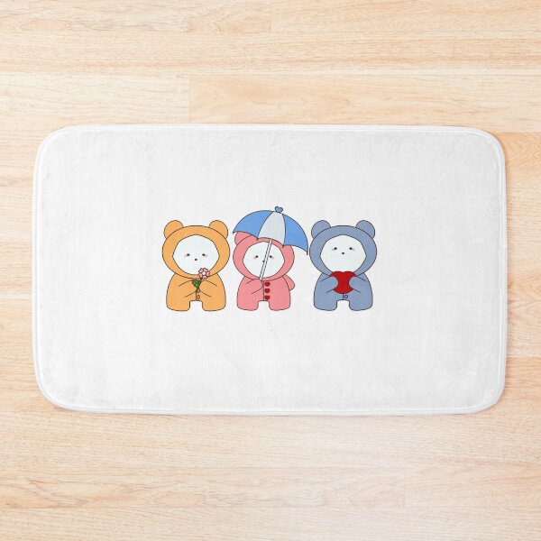 Item preview, Sweet Little Bear Trio Colorful Forest Friends designed and sold by PlanetSerpo.