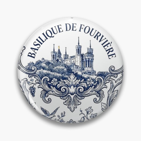 Item preview, Basilica of Fourvière: The Blue Classics designed and sold by COULEURS LYONNAISES.